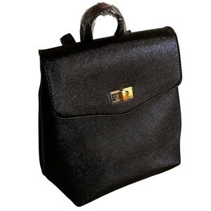 *NEW* Vanessa Williams Black Posh Mini Backpack